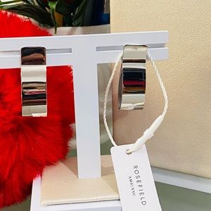 Rosefield Folded charm earrings silver| Rosefield earrings